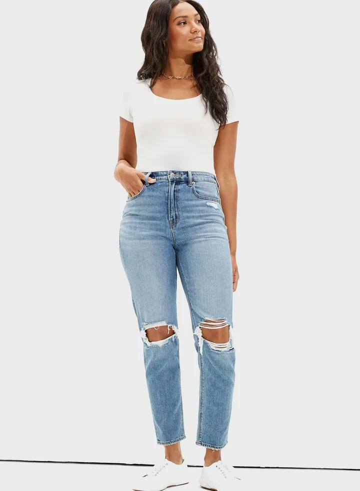 Ripped Mom Jeans