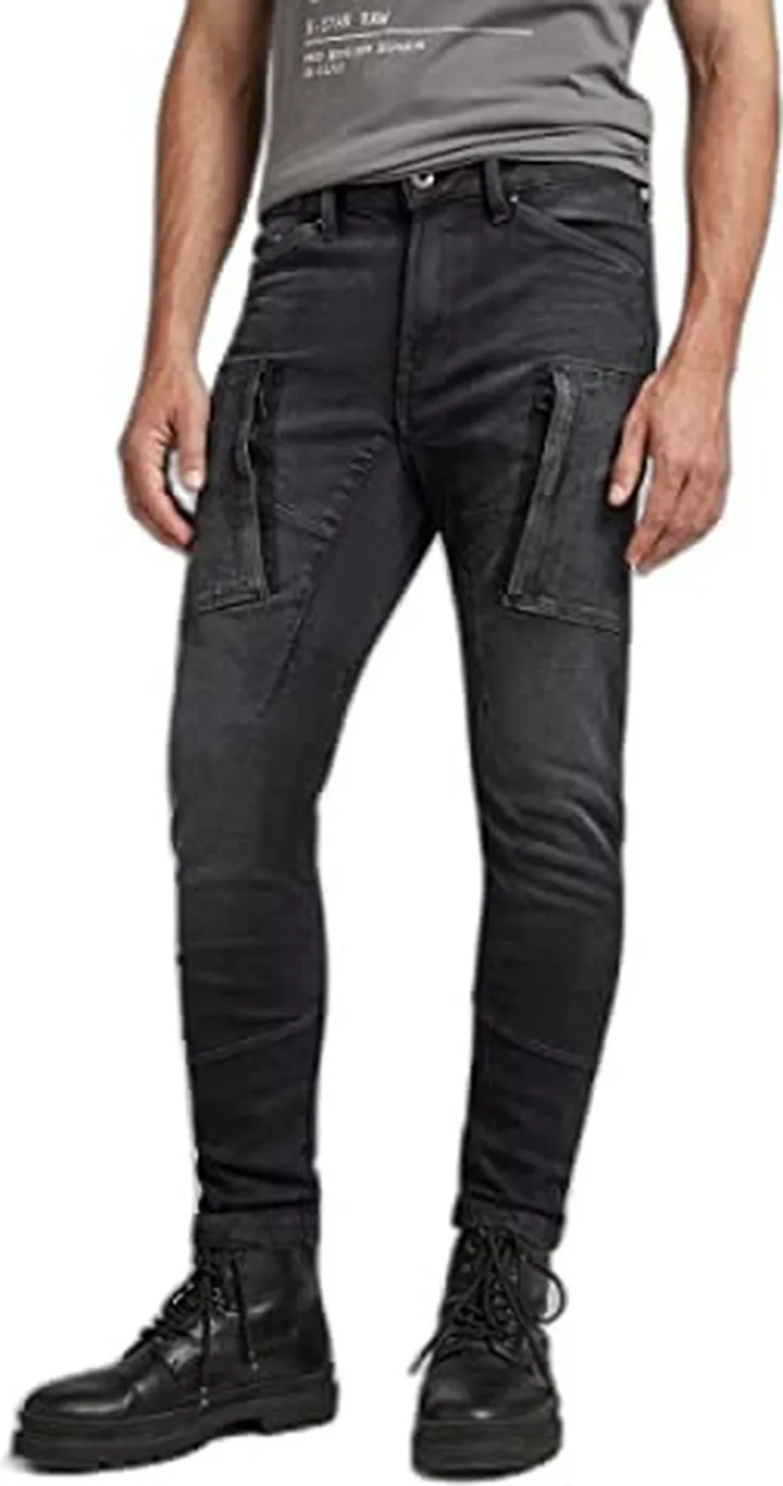 G-Star Raw Men's Denim Cargo 3D Skinny Fit Jeans