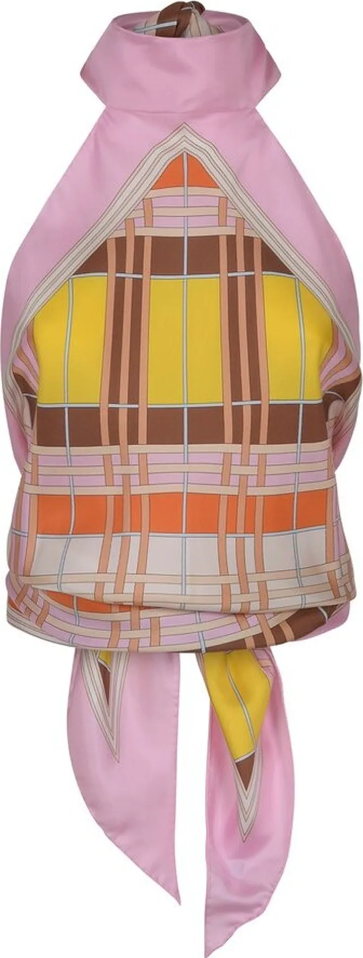 Burberry All-Over Printed Halterneck Top