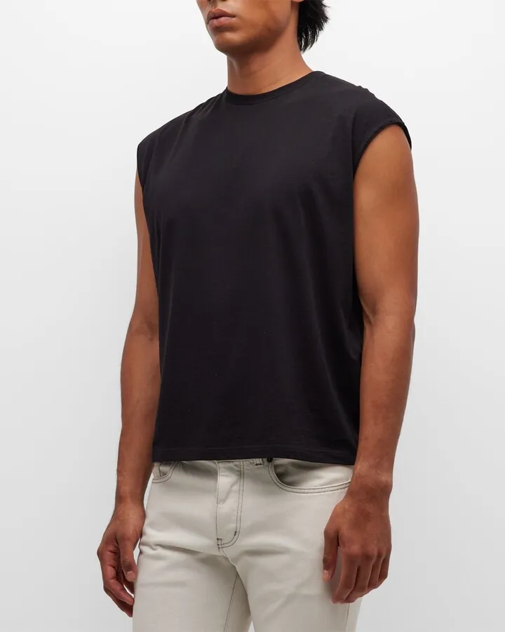 Men's Sleeveless Cotton T-Shirt