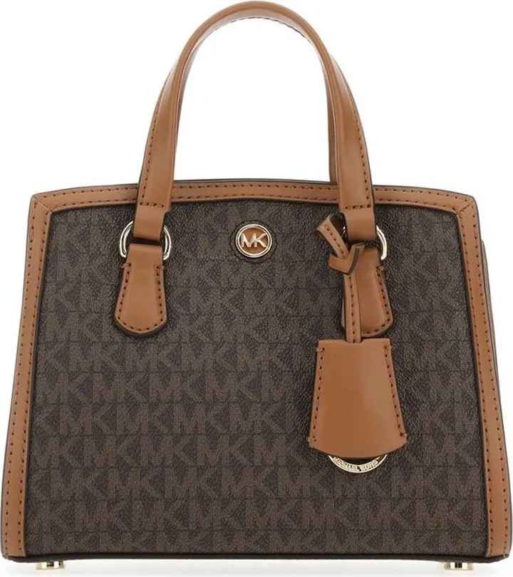 Michael Kors Logo-Plaque Chain-Linked Tote Bag