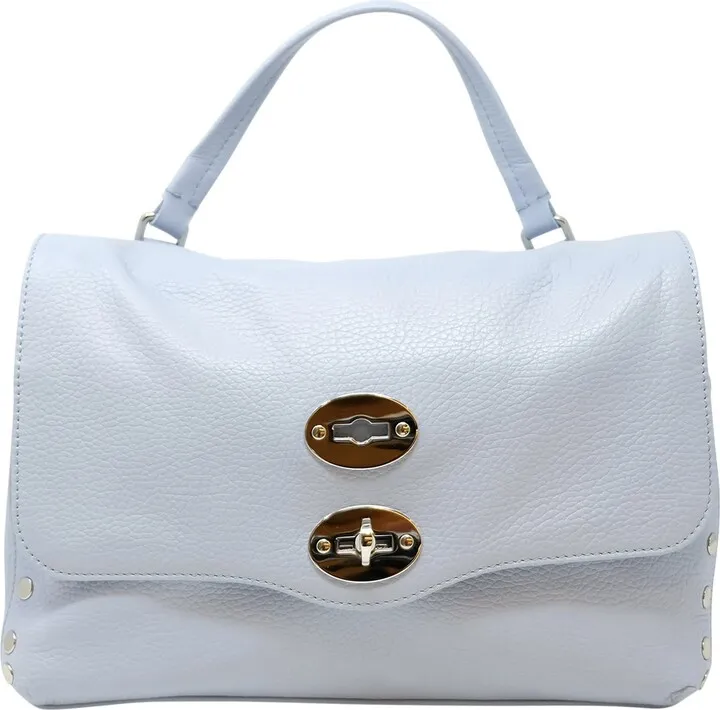 Zanellato 068010-0050000-z0600 Postina Daily Giorno S Blu Anthos Leather Handbag