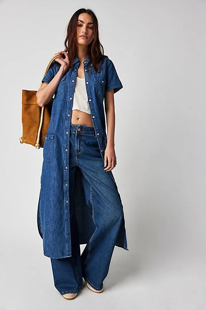 Boyish Western Shirt Dress by Boyish at Free People