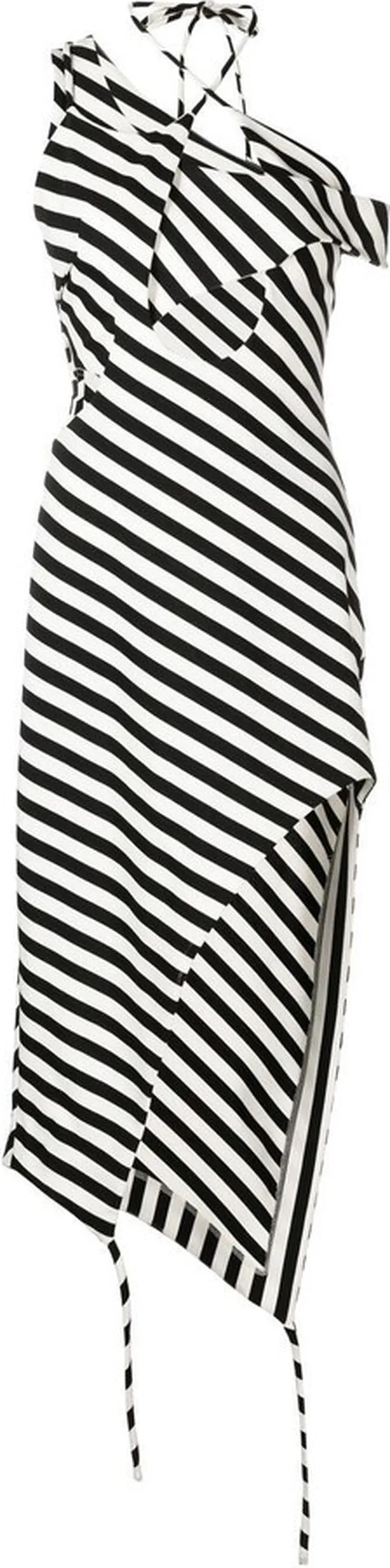 Asymmetric Cut-Out Dress