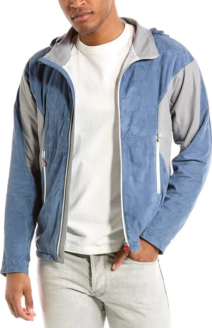 Kiton Leather Jacket