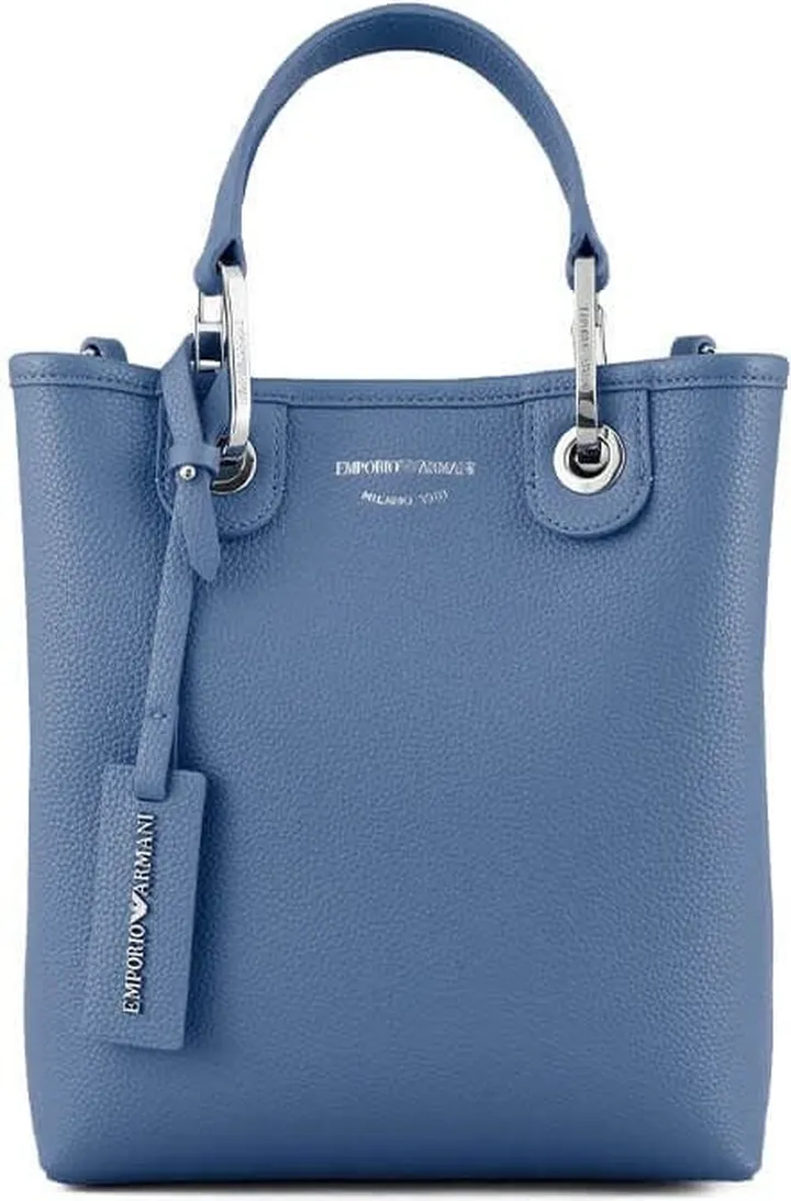 Myea Vertical Denim Shopping Bag