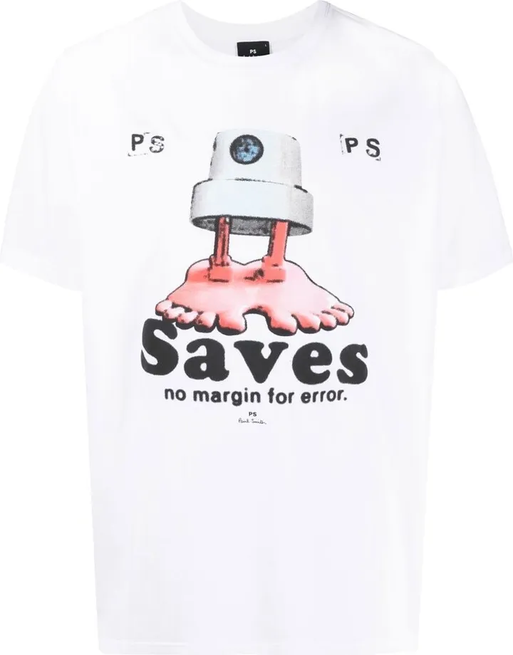 graphic-print short-sleeved T-shirt