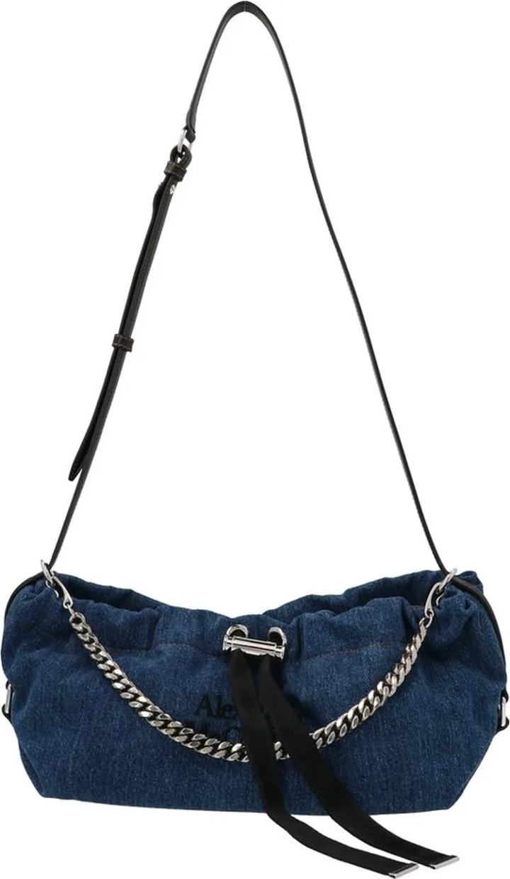 Alexander McQueen Logo Embroidered Mini Shoulder Bag