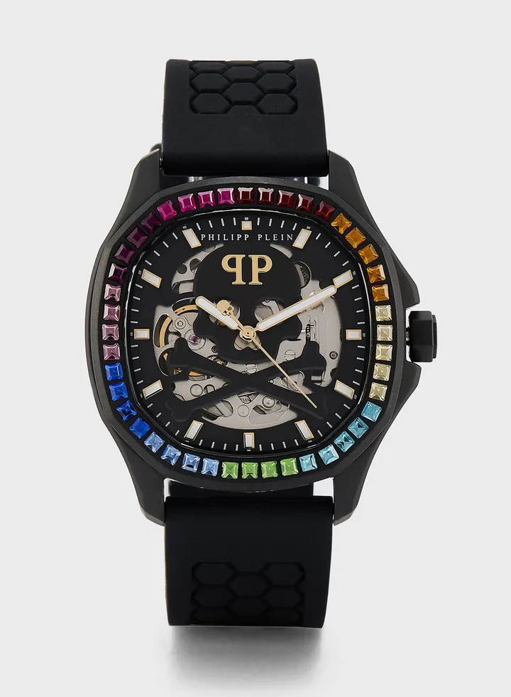 Pwraa1023 Skeleton Analog Watch