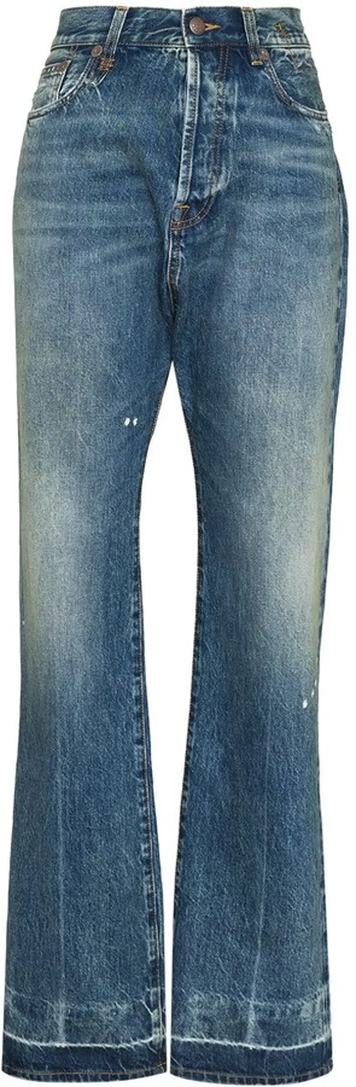 Izzy drop-hem jeans