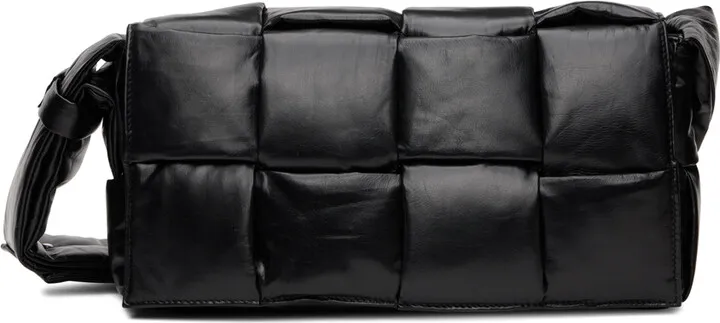 Bottega Veneta Black Cassette Shoulder Bag
