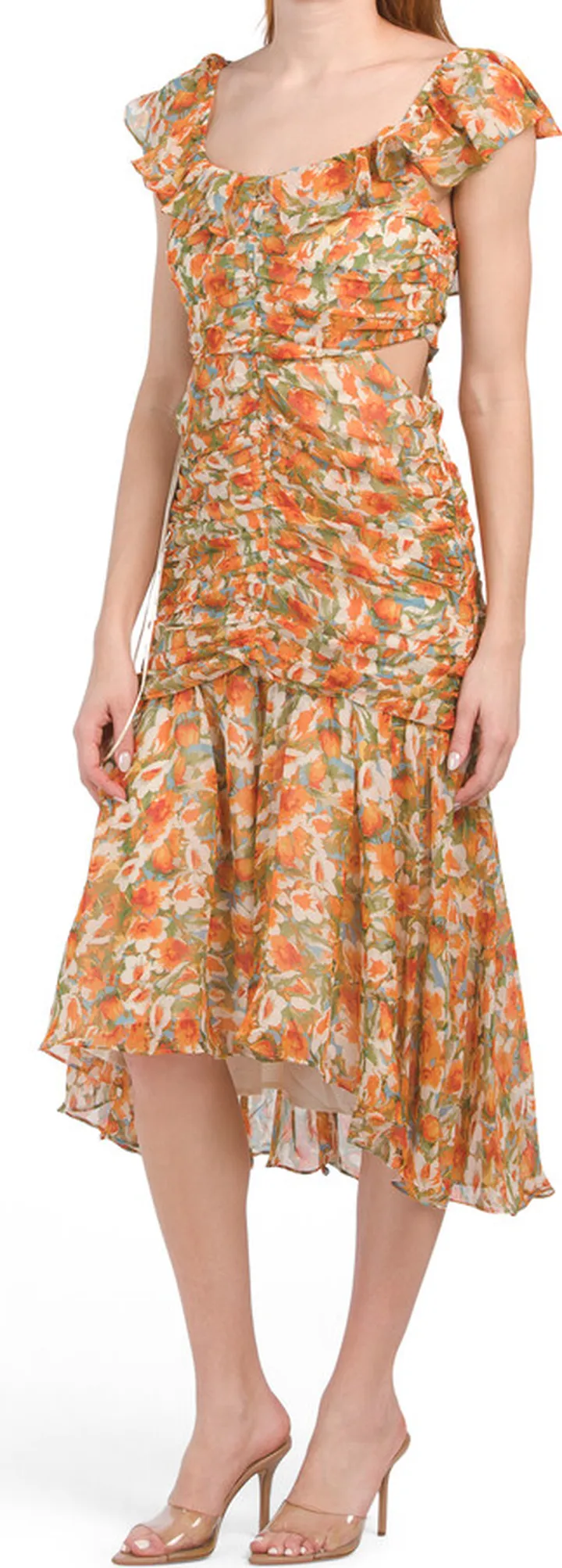 Devereaux Floral Ruffle Dress