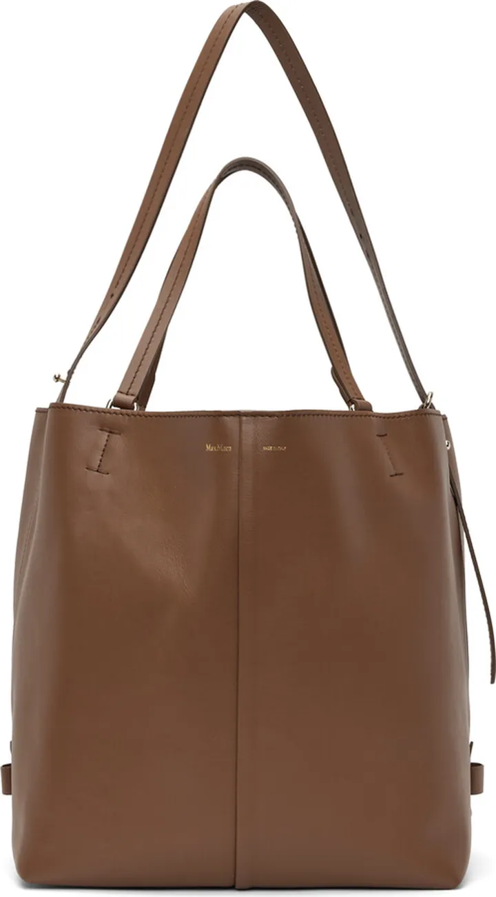 Max Mara Brown Medium Plagem Tote