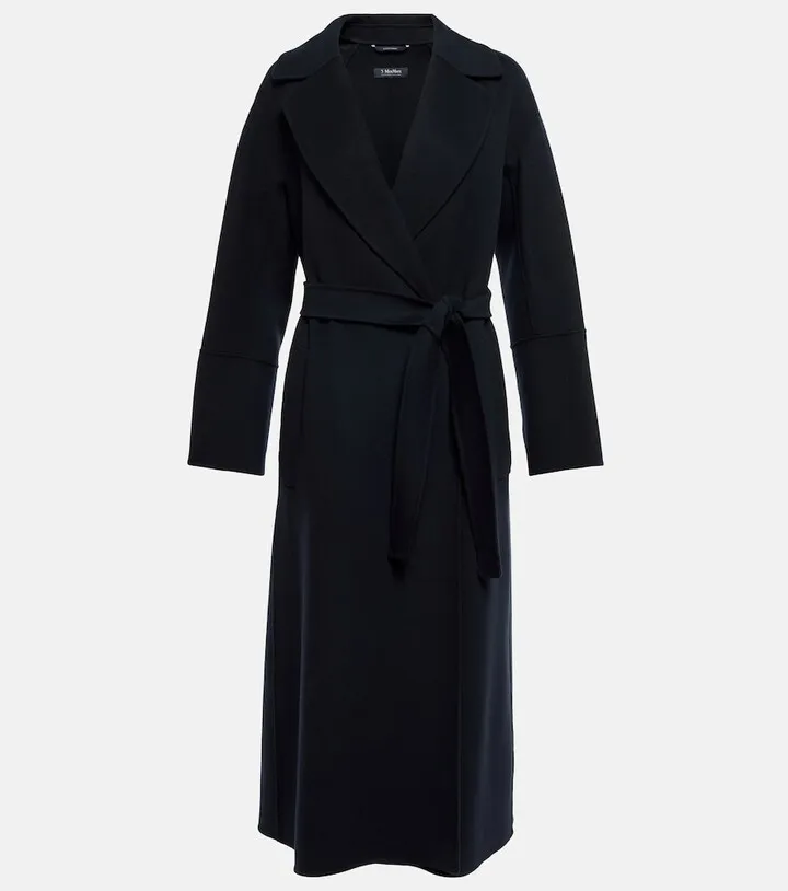 Elisa virgin wool wrap coat
