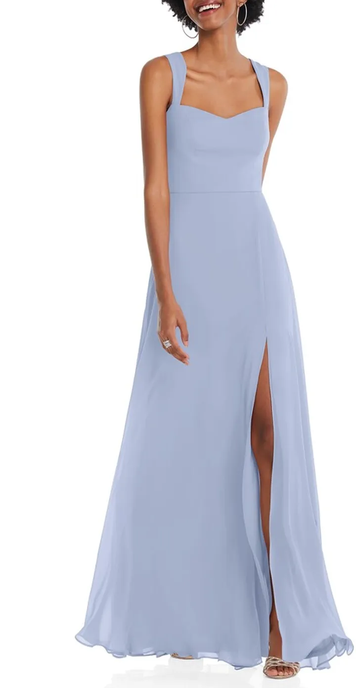Sweetheart Neck Evening Gown