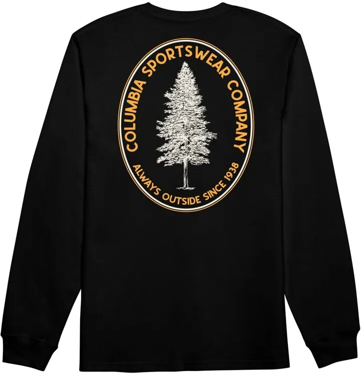 Columbia Men's Logo Graphic Long-Sleeve T-Shirt