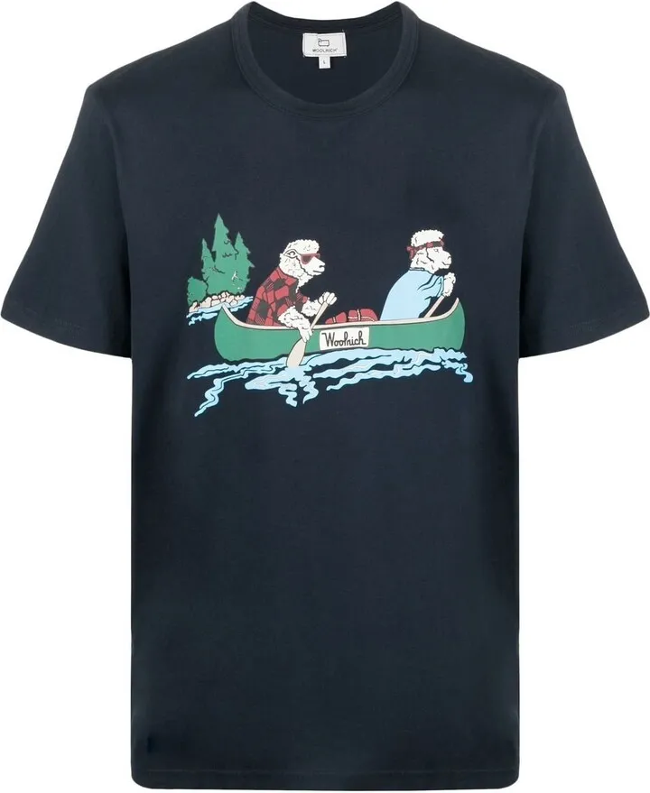 graphic-print cotton T-shirt