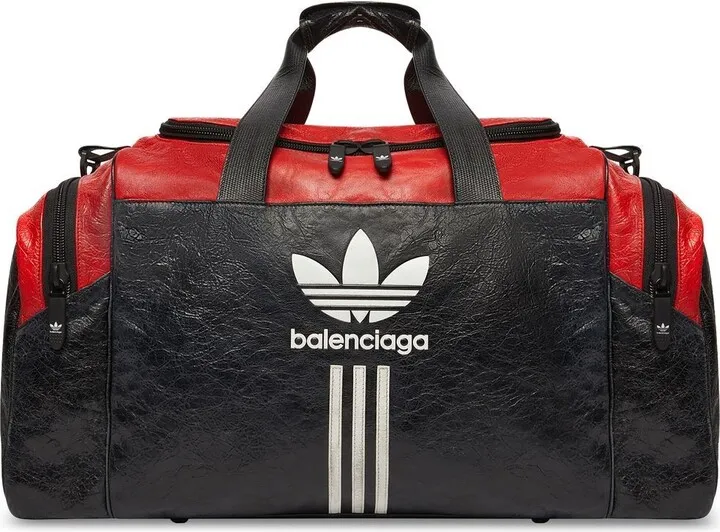 x Adidas trefoil-logo gym bag