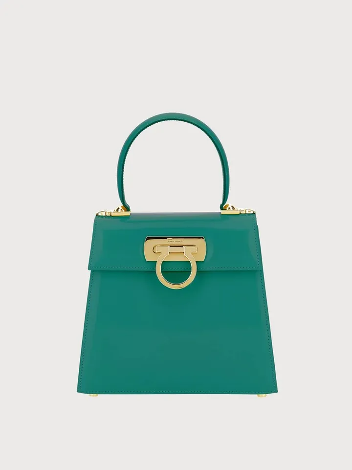 Ferragamo Women Iconic Top Handle (S) Green