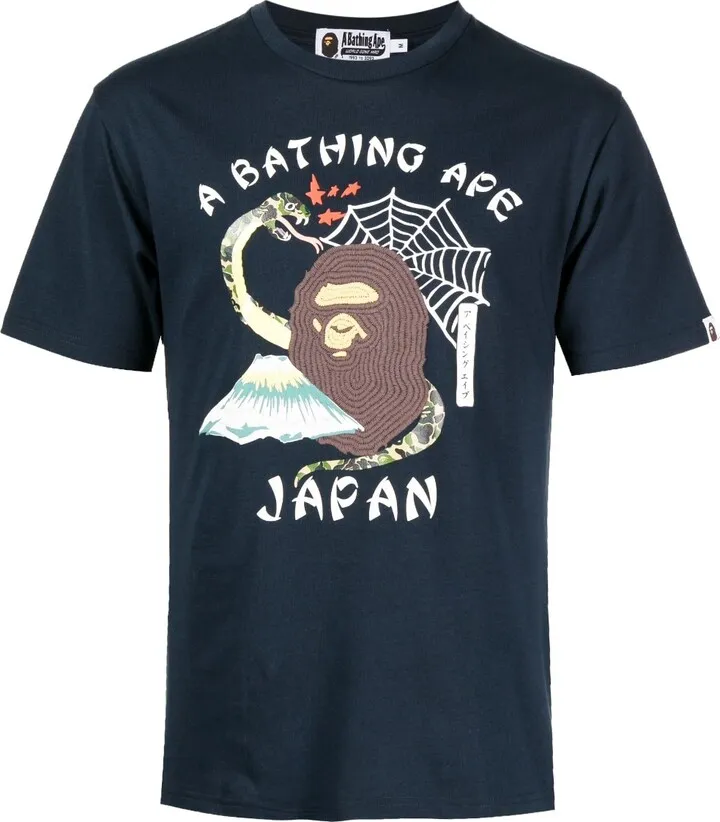 graphic-print cotton T-shirt