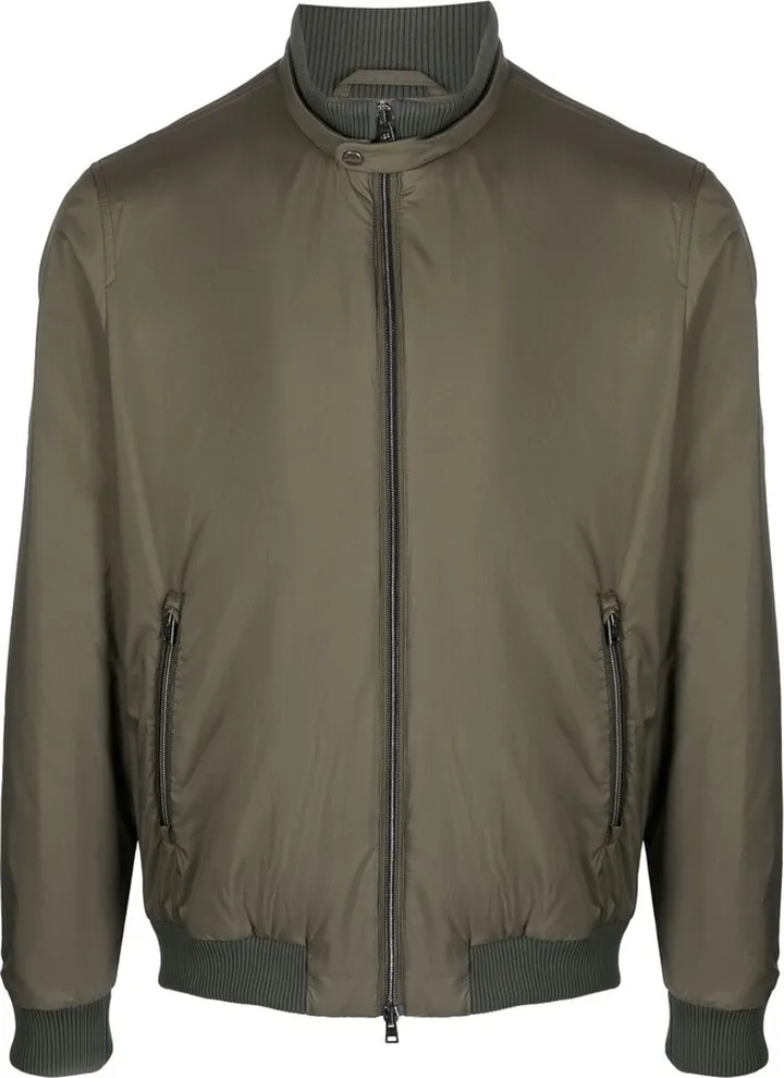 Zip-Fastening Bomber Jacket