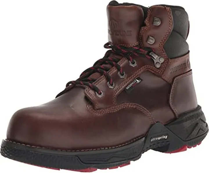 WOLVERINE Men's Hellcat Fuse DuraShocks UltraSpring CarbonMax 6in Construction Boot