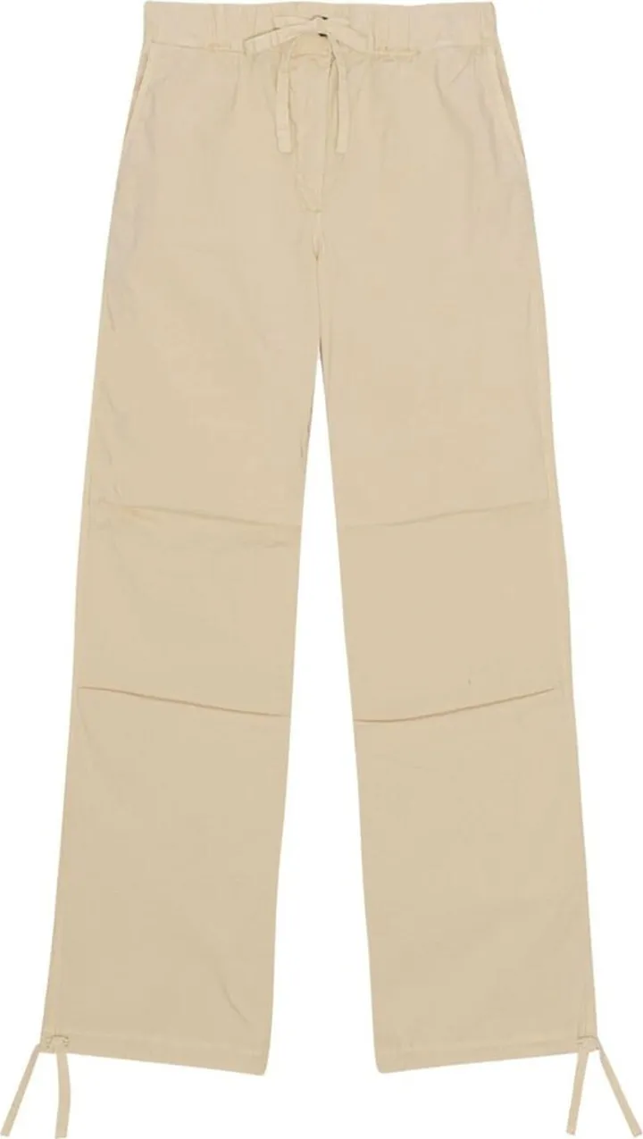 Drawstring Straight-Leg Trousers