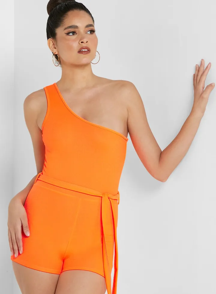 Wide Leg Knitted Playsuit