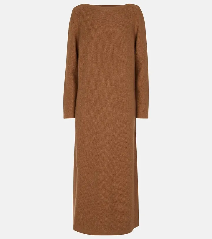 Visconti cashmere midi dress