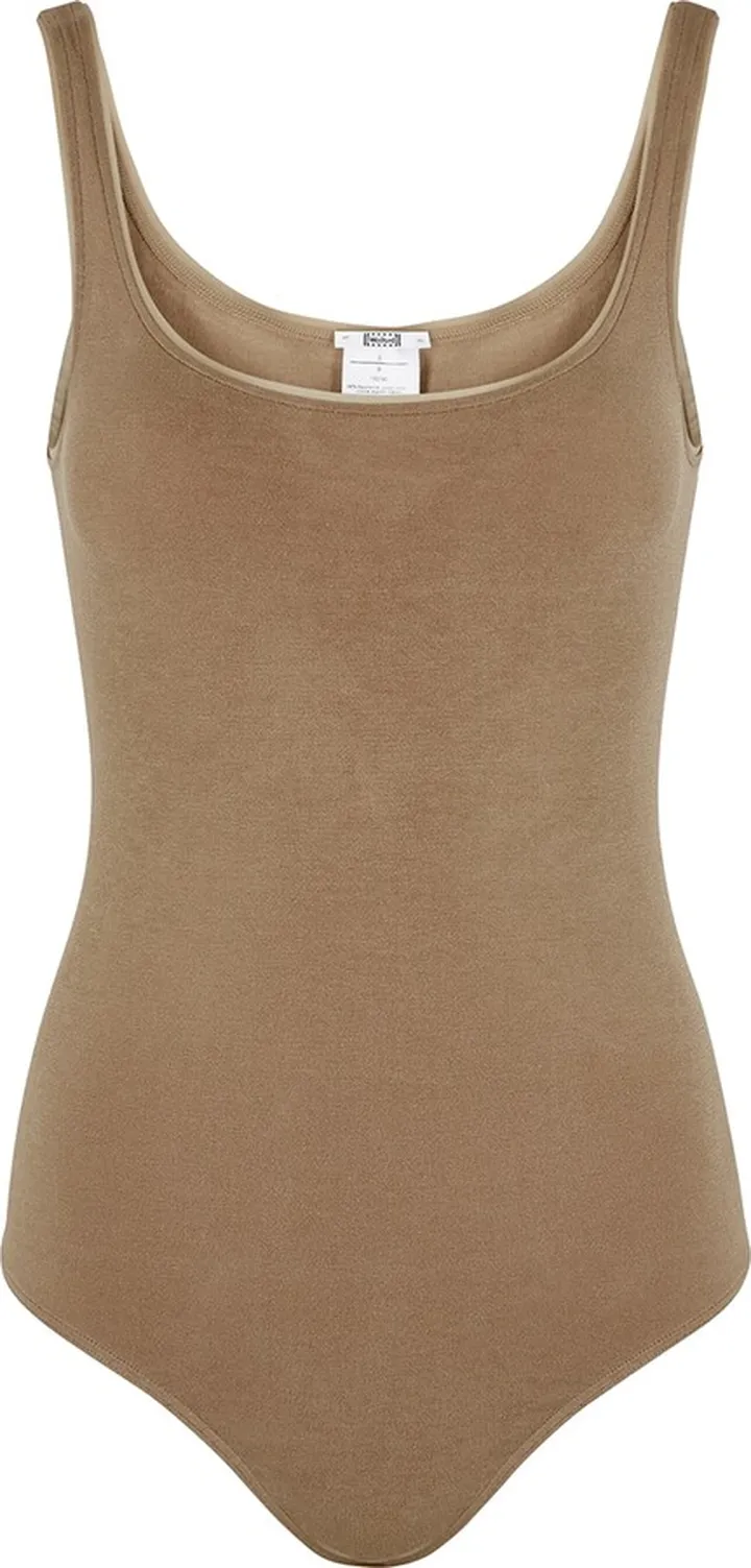 Wolford Jamaika Brown Cotton-blend Bodysuit