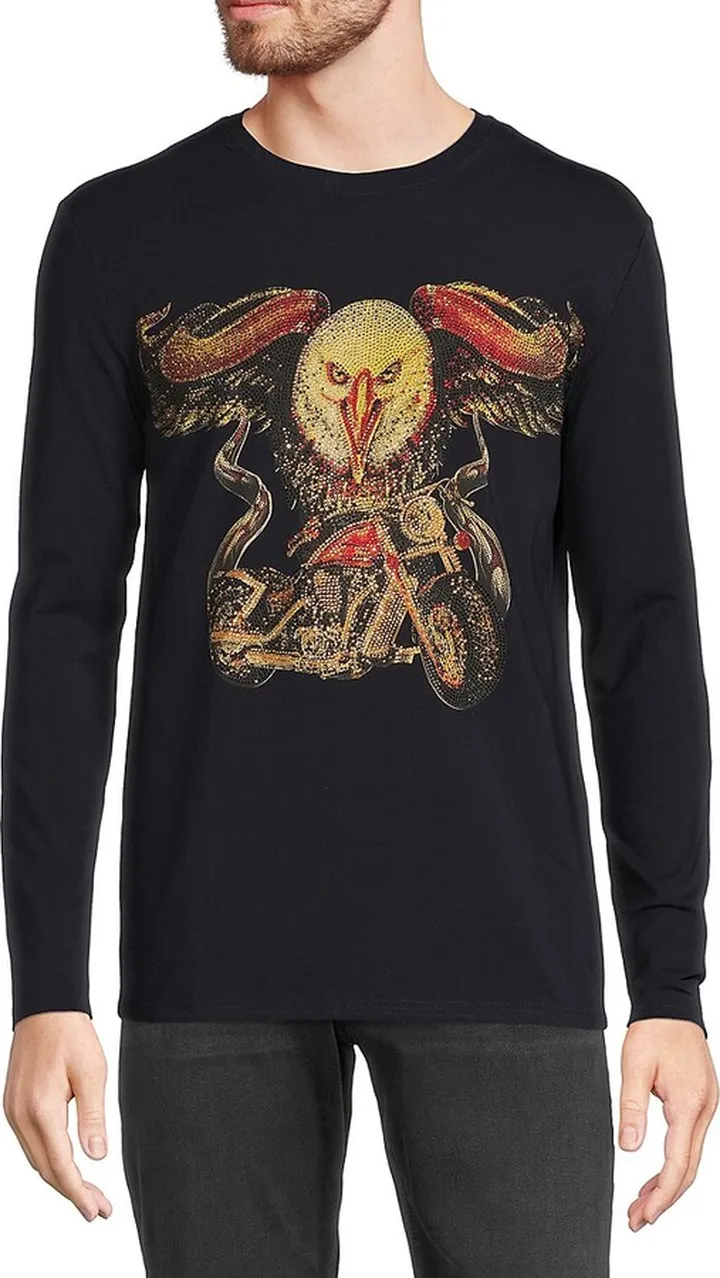 Embellished Long Sleeve T Shirt