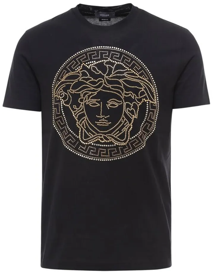 Versace Medusa Embellished T-Shirt