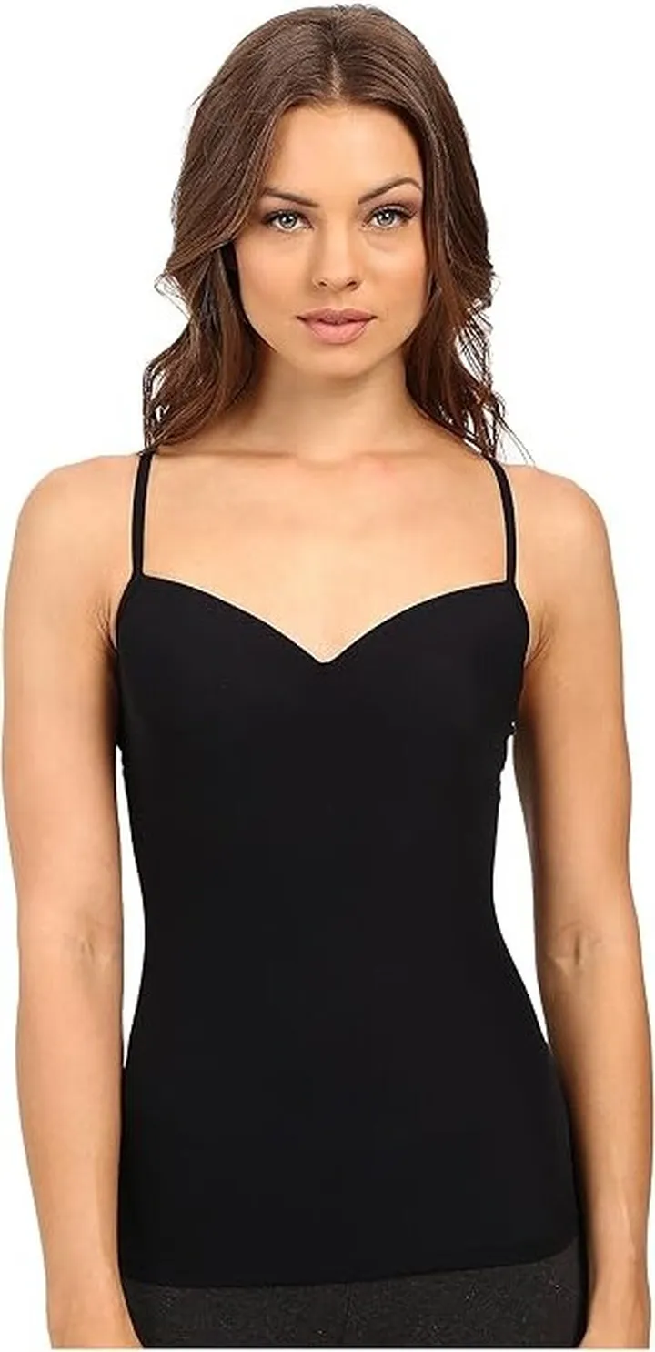 Hanro Allure Bra Cami (Black) Women's Pajama