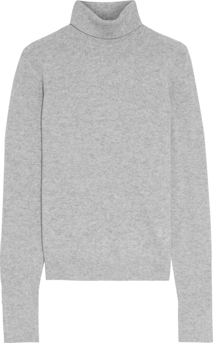 Cashmere-blend turtleneck sweater