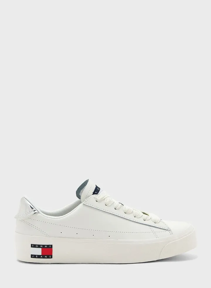 Vulcanized Lace Up Sneakers