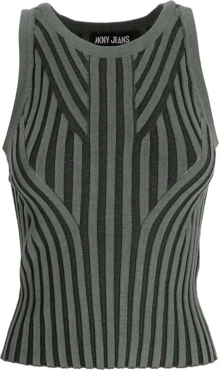 Ribbed Halterneck crop top