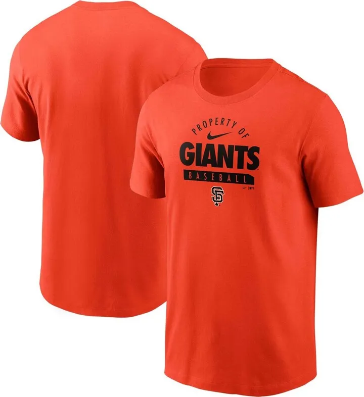 Men's Orange San Francisco Giants Primetime Property Of Practice T-shirt