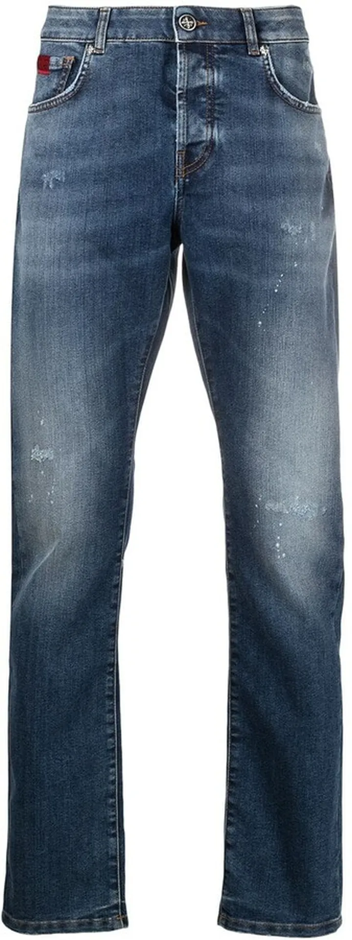 Straight Leg Denim Jeans