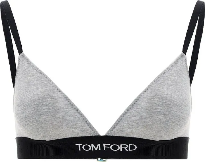 Tom Ford Logo Intarsia Waistband Bra