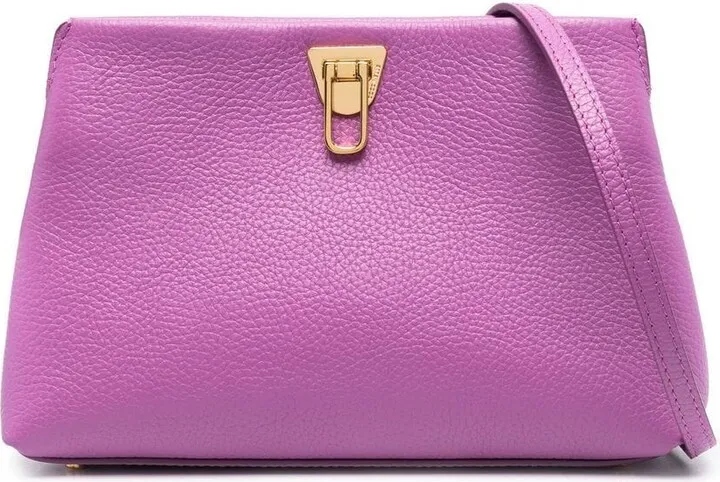 Twist-Lock Crossbody Pouch Bag