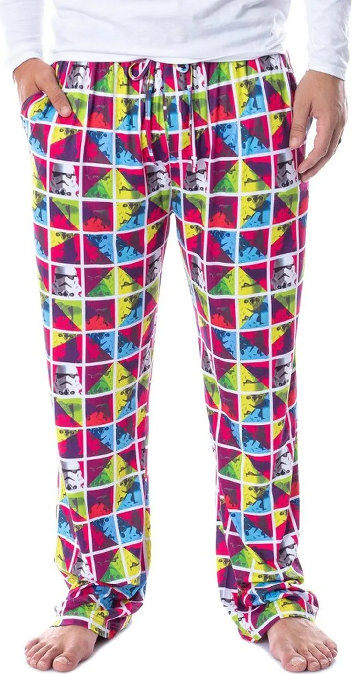 Star Wars Mens' Stormtrooper Color Frames Pop Art Sleep Pajama Pants (XXX-Large) Multicoloured