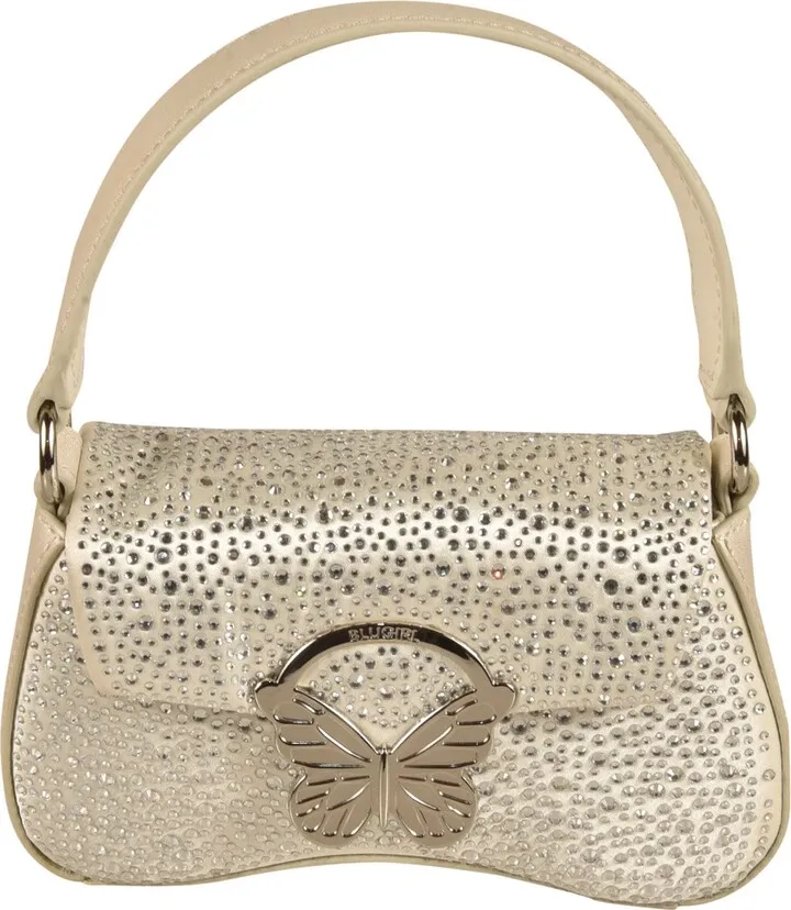 Crystal Embellished Butterfly Flap Shoulder Bag Blugirl