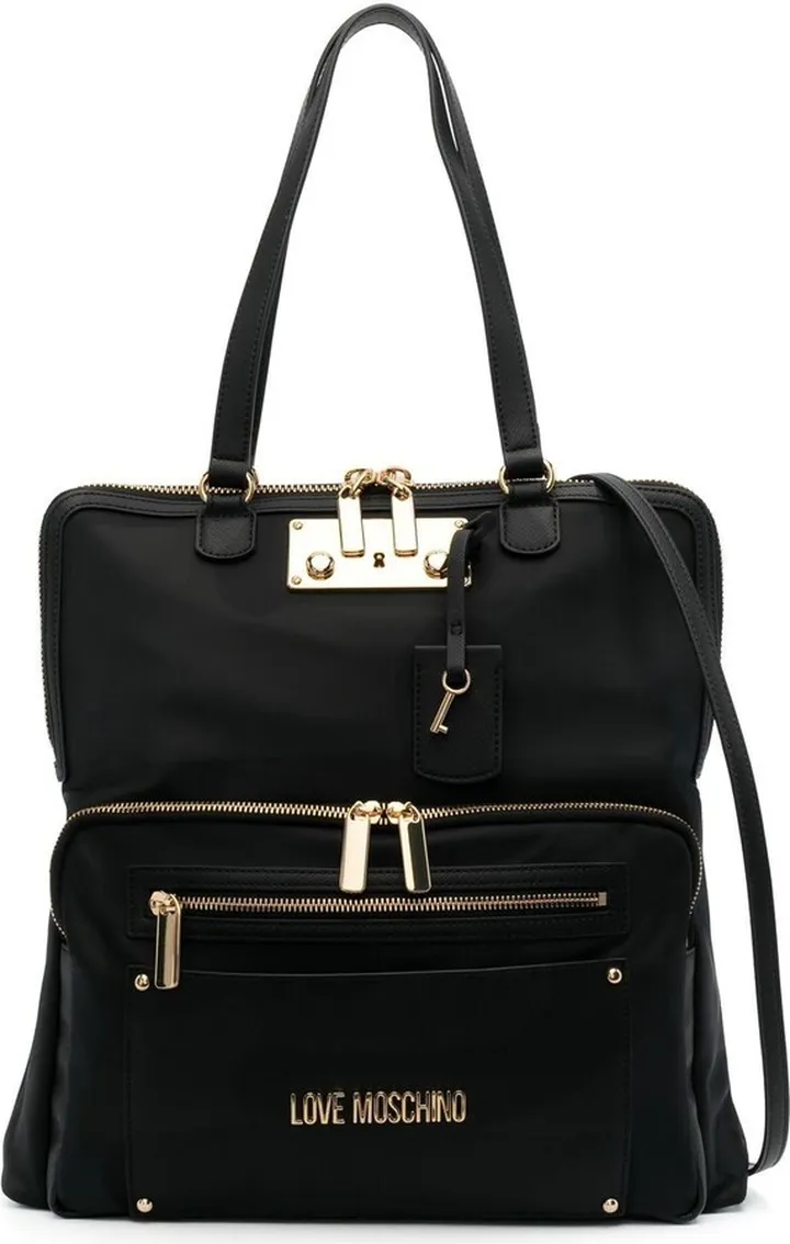 Logo-Lettering Shoulder Bag