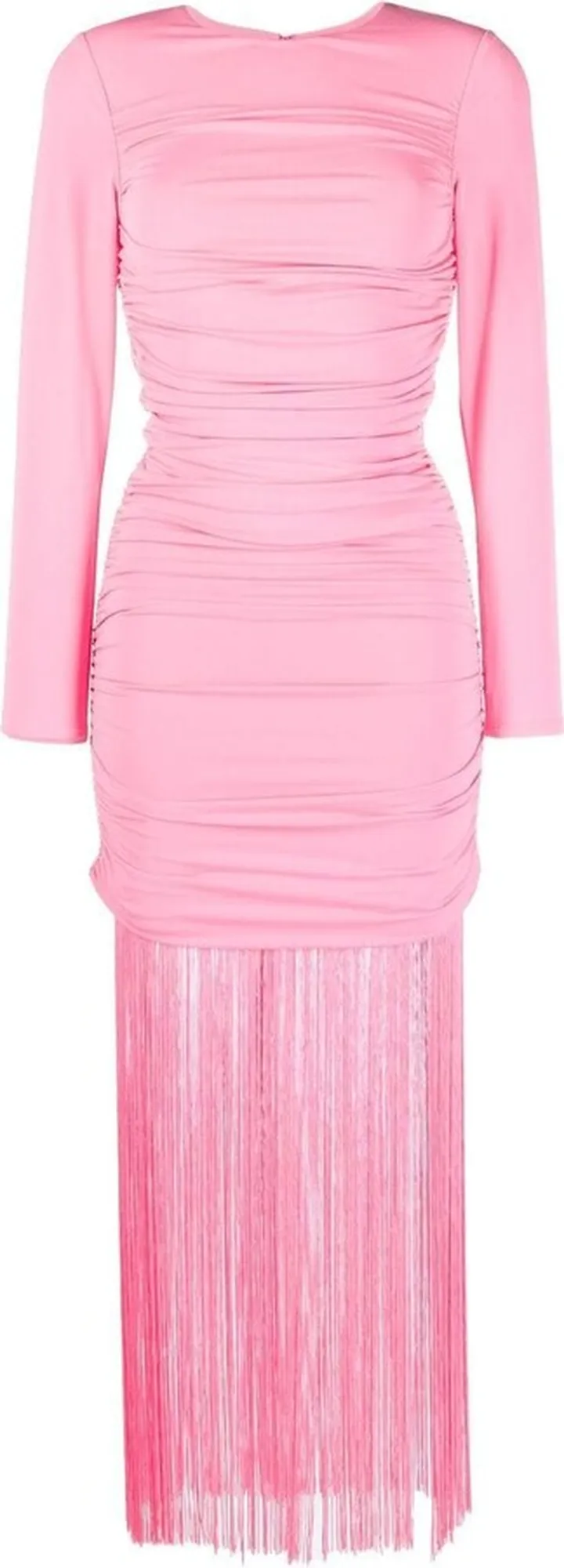 Katherina fringe-detail dress