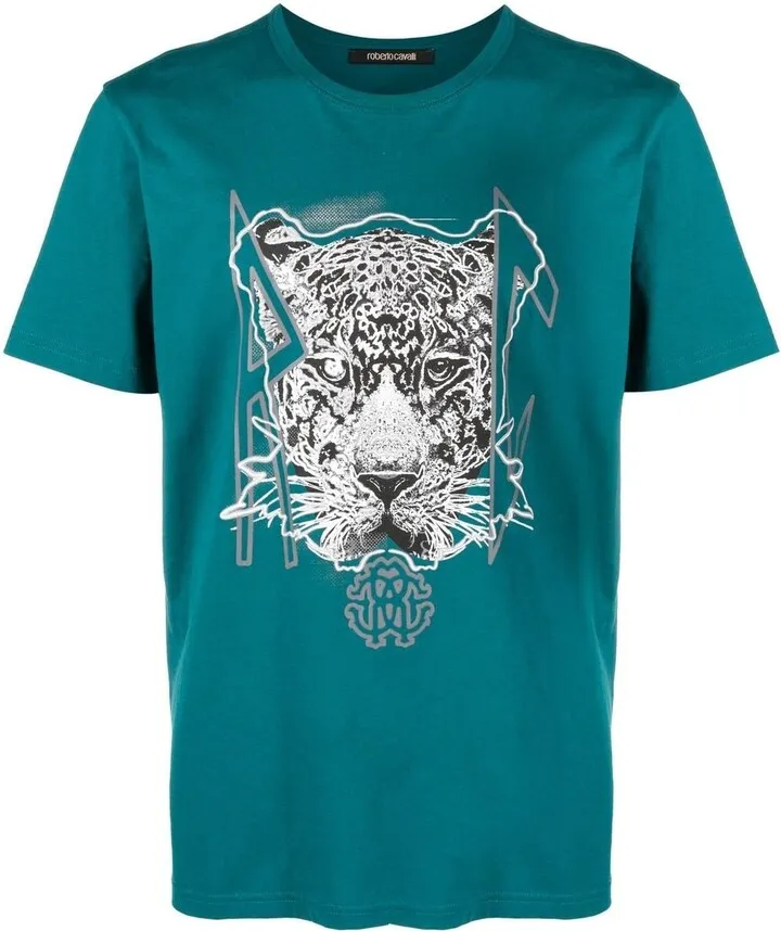 graphic-print short-sleeved T-shirt