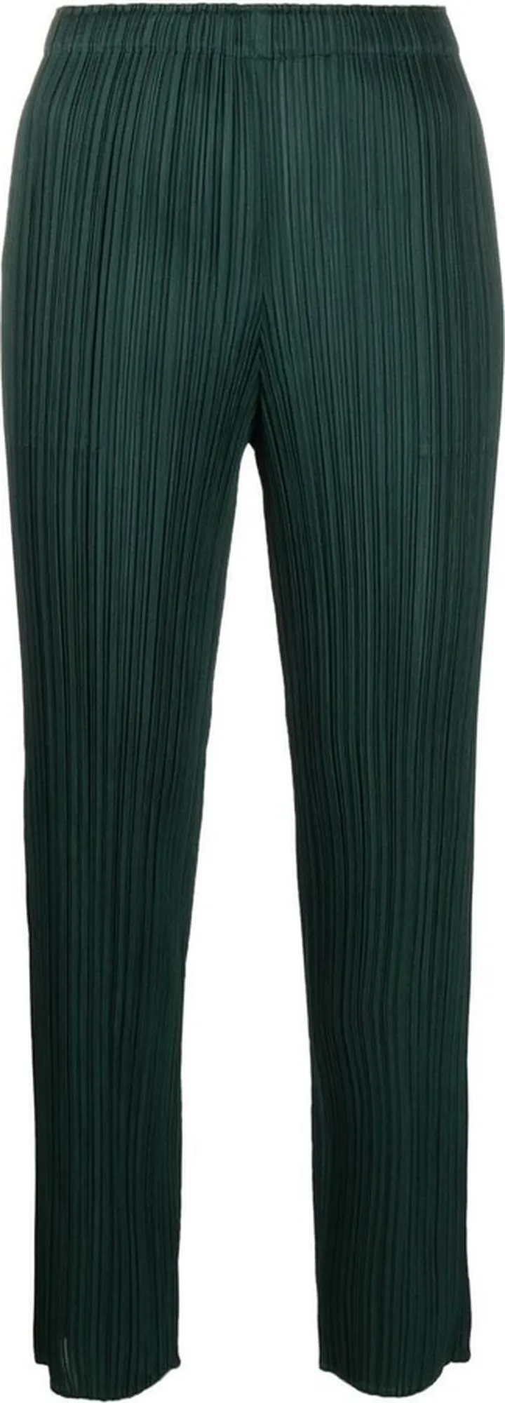 Pleated Cropped Trousers