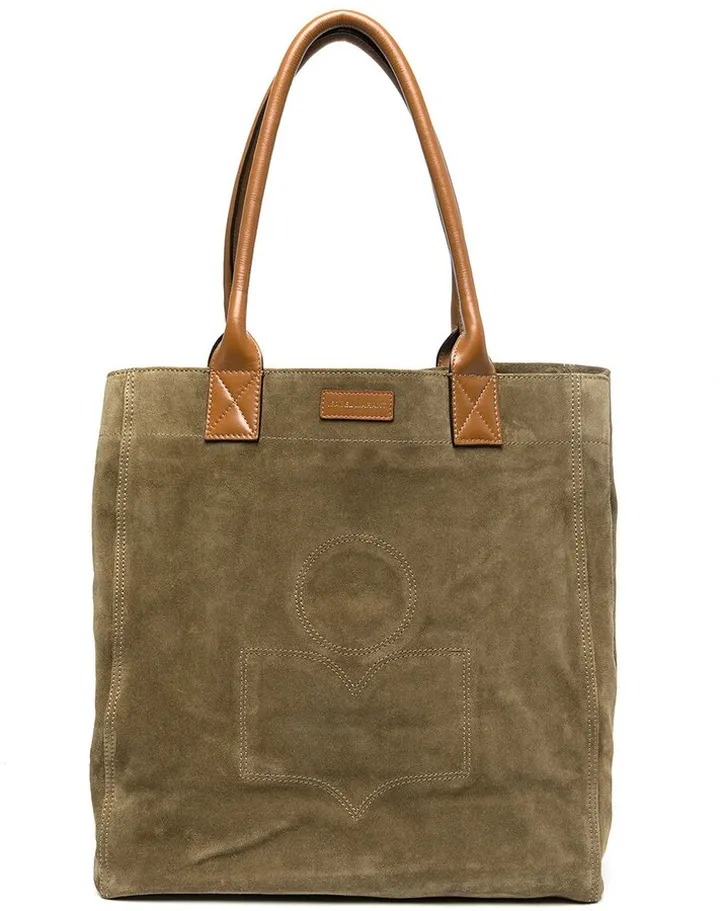 Yenky iconic suede tote bag