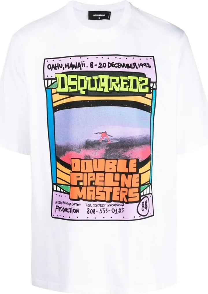 graphic-print cotton T-shirt