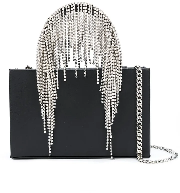 Crystal-Embellished Tote Bag