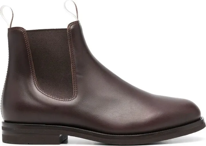 William III leather Chelsea boots